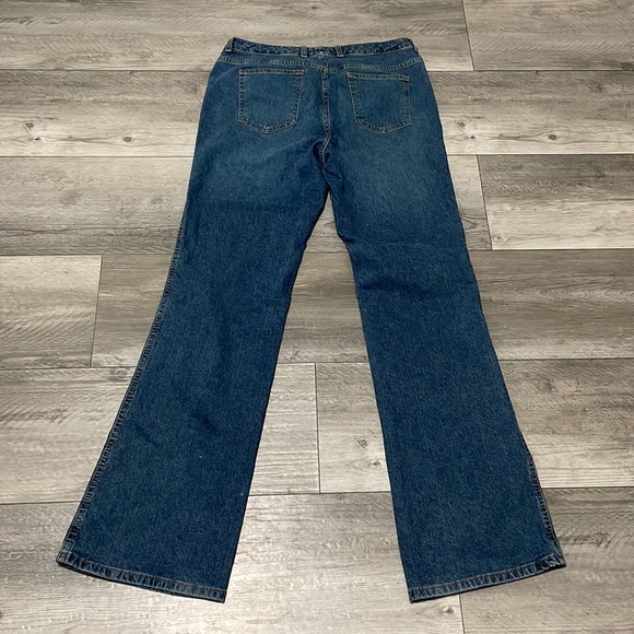 St. John Sport, Denim Jeans, Size 12, Bootcut/Flare - Picture 4 of 5